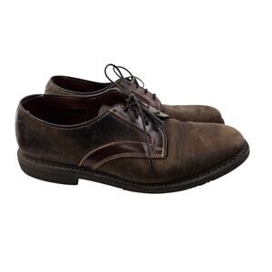 Allen Edmonds Berkshire Welted Brown Leather Derby Comfort Shoes Men's US 9 D
